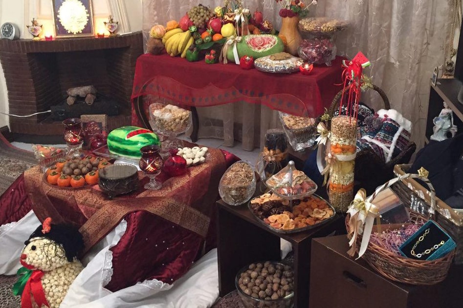 تزئینات شب یلدا عروس