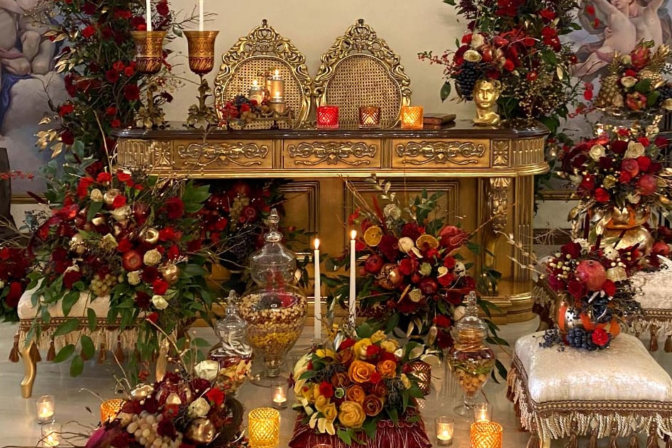تزئین یلدای عروس