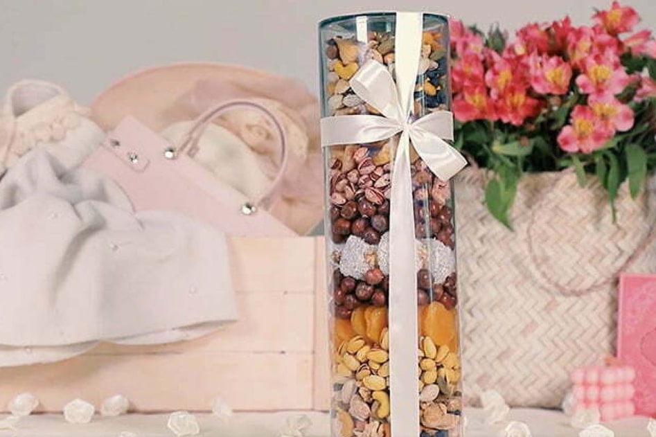 تزئین آجیل شب یلدا عروس
