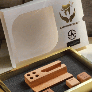 گیفت دندانپزشکی و ست های چوبی تبلیغاتی