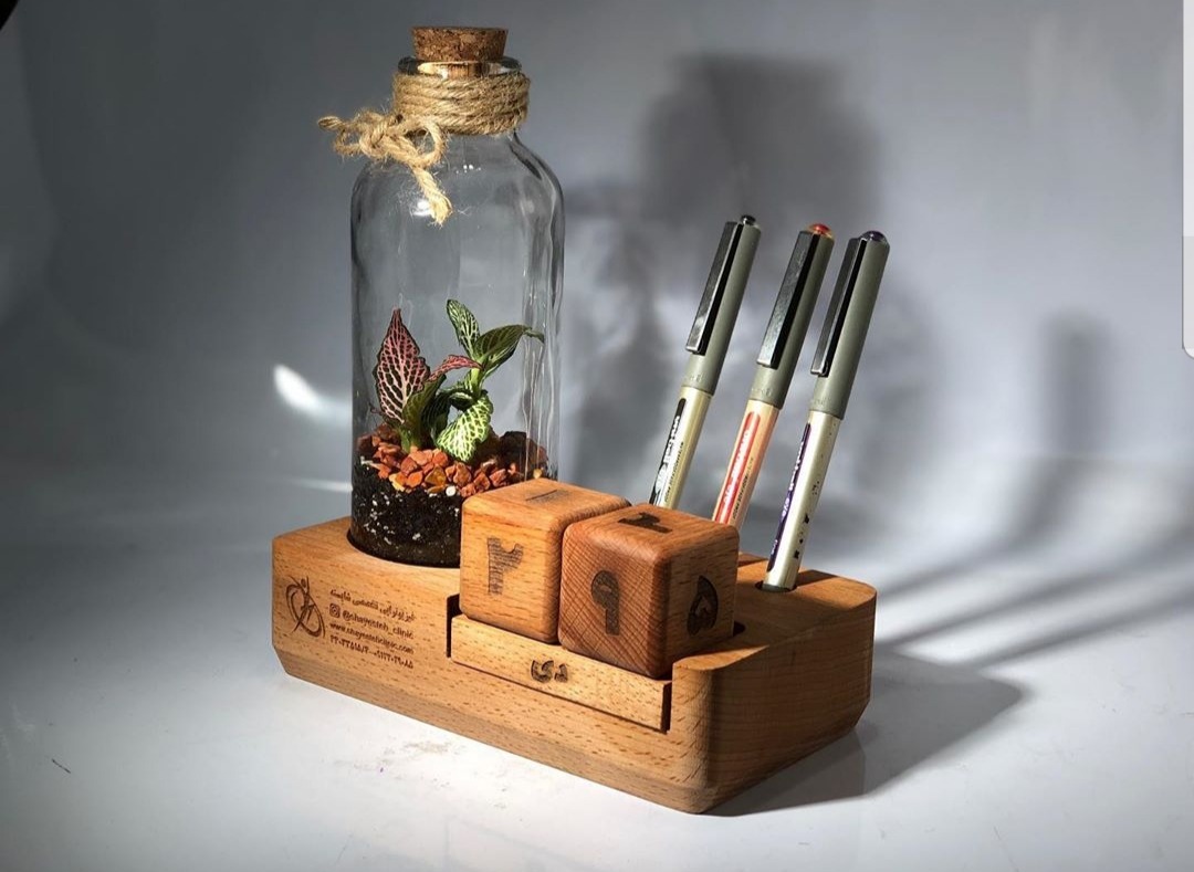 ست رومیزی تبلیغاتی و گلدان تبلیغاتی